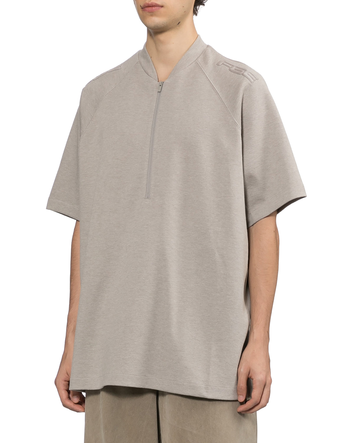 Half-zip raglan tee