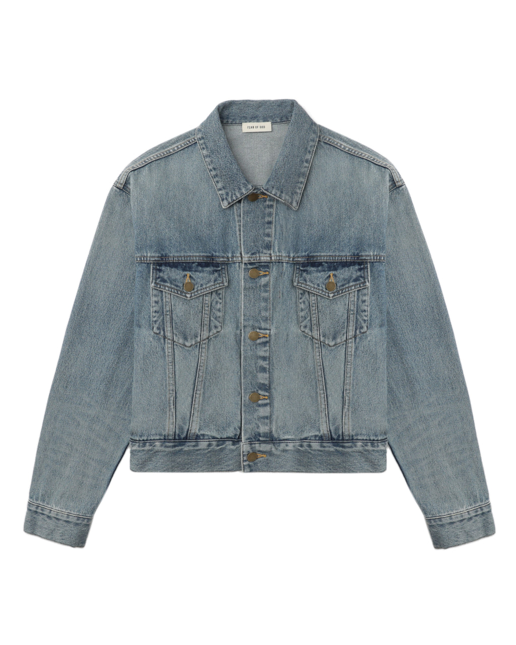 Cropped denim jacket