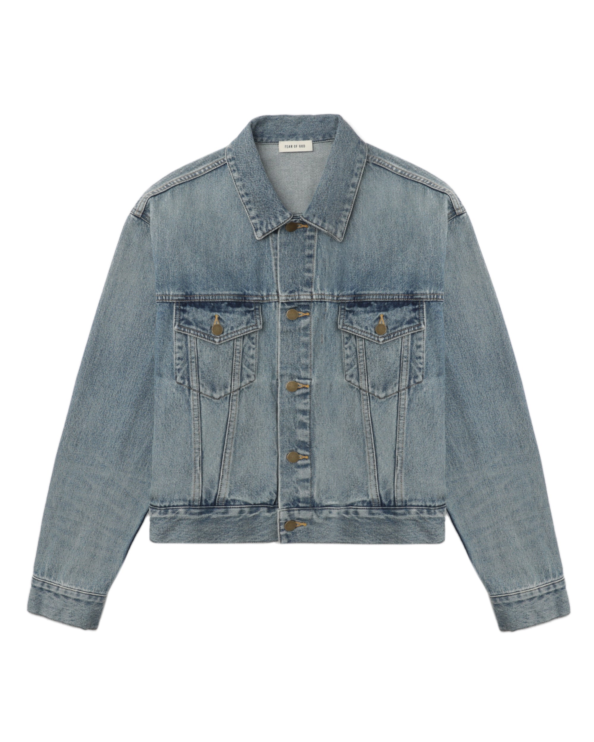 Cropped denim jacket