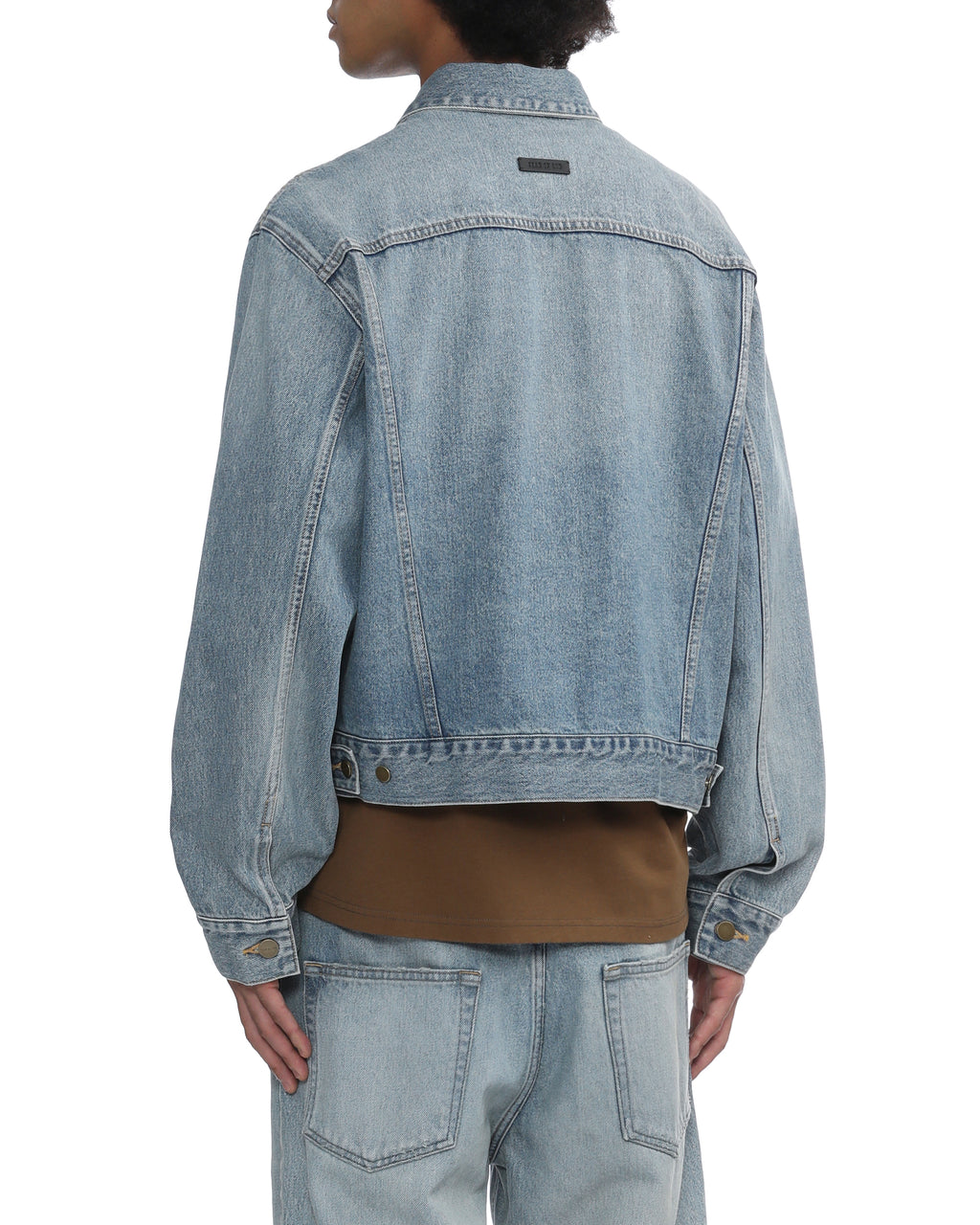 Cropped denim jacket