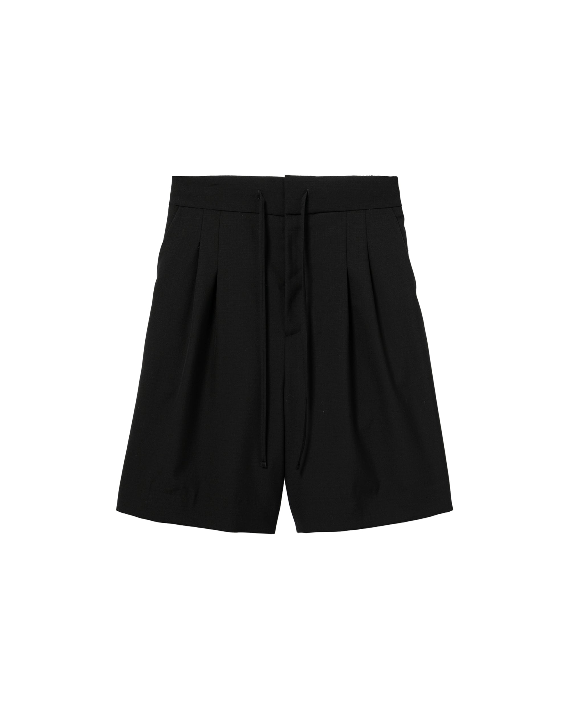 Pleated shorts