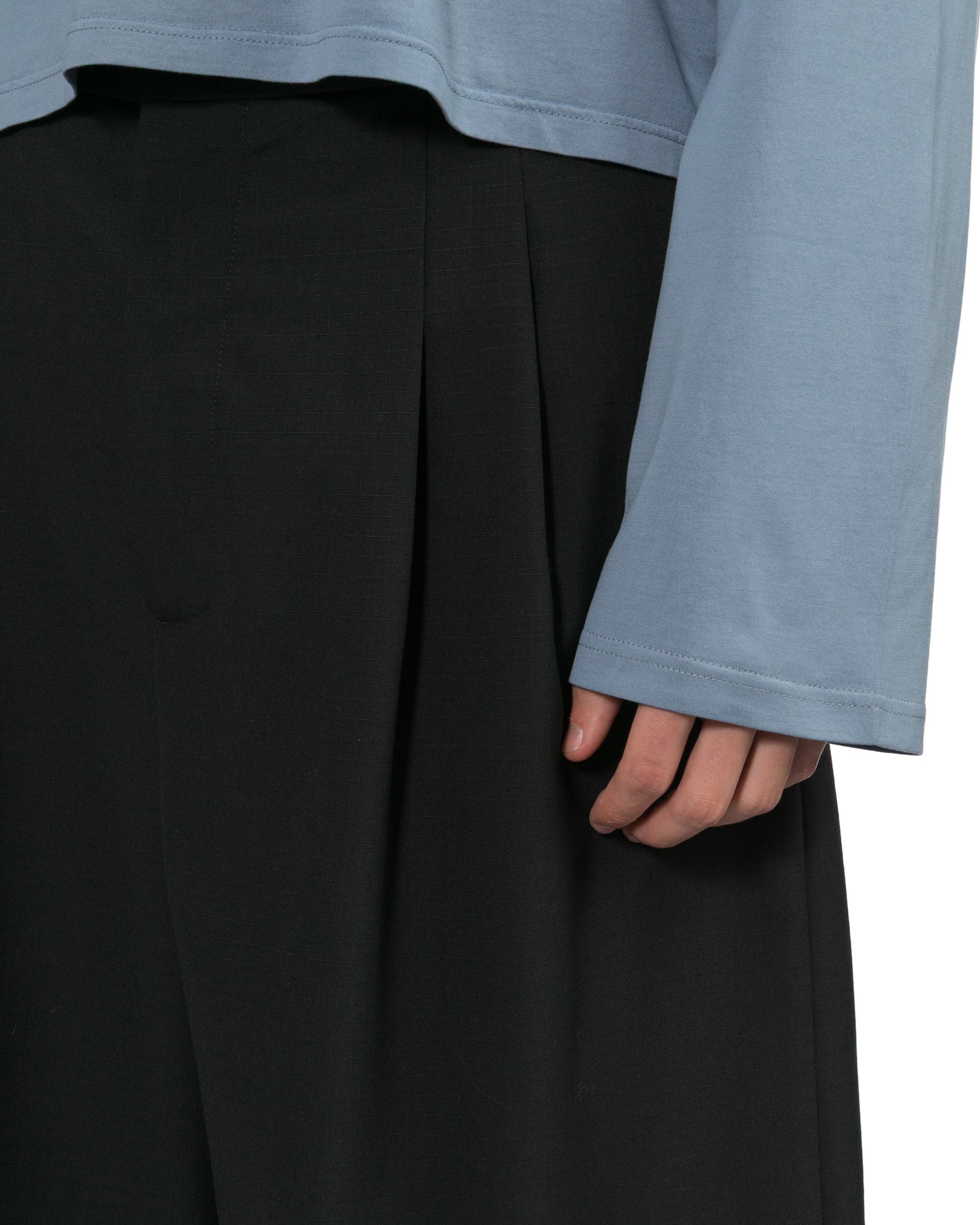 Pleated shorts