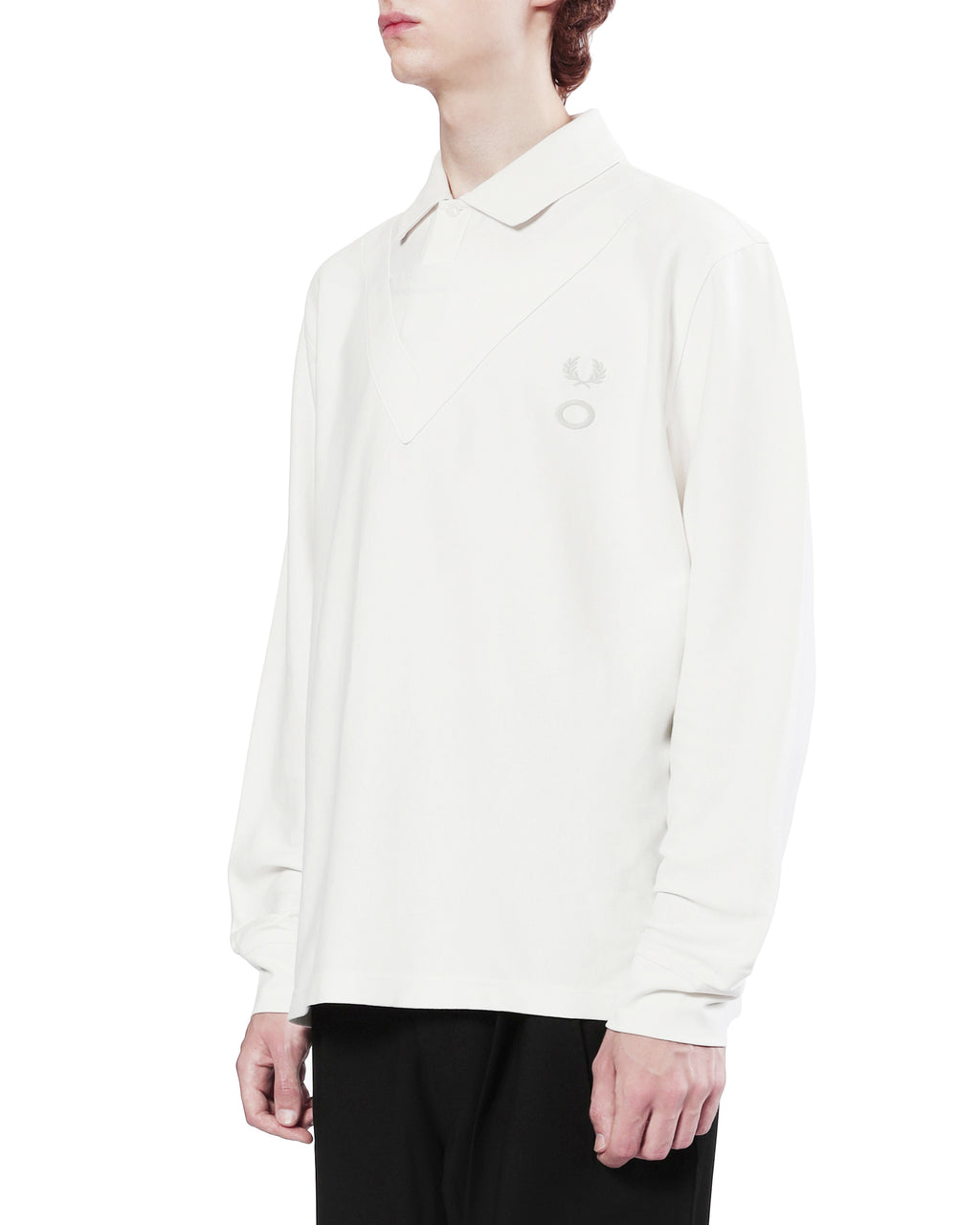 X Craig Green long sleeve V overlay poloshirt