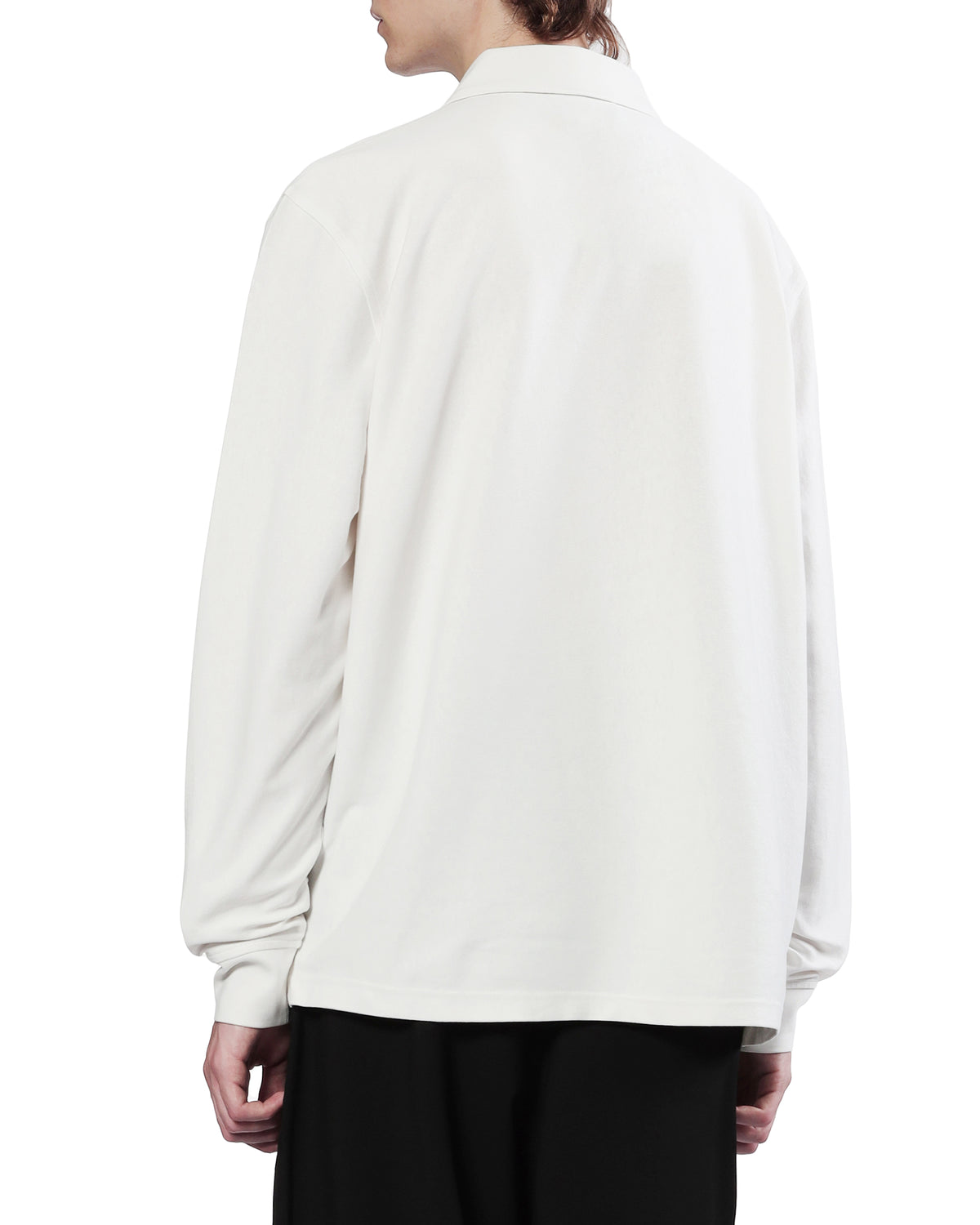 X Craig Green long sleeve V overlay poloshirt