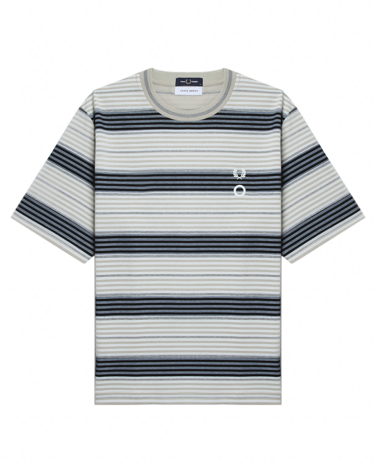 X Craig Green striped overprint t-shirt
