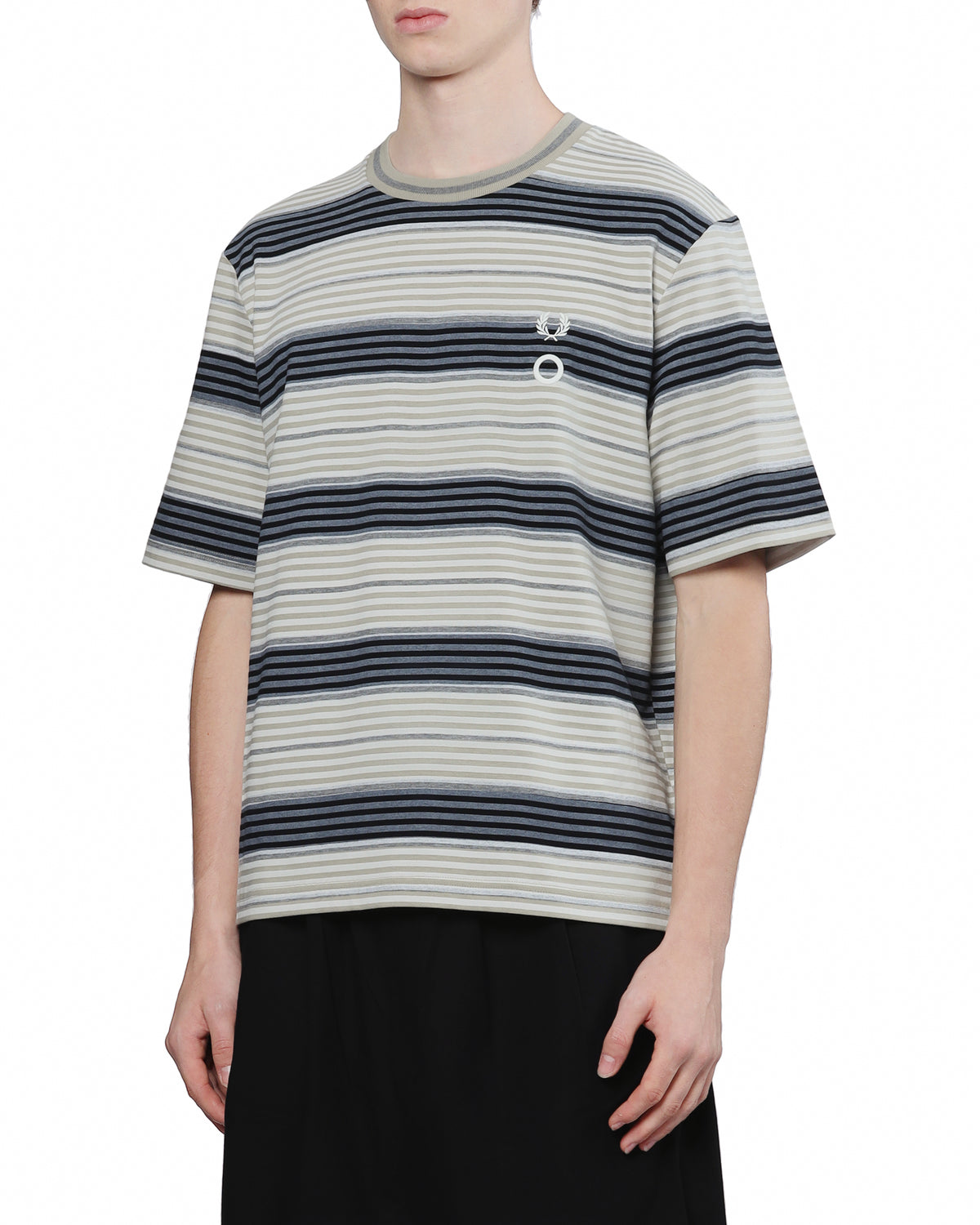 X Craig Green striped overprint t-shirt
