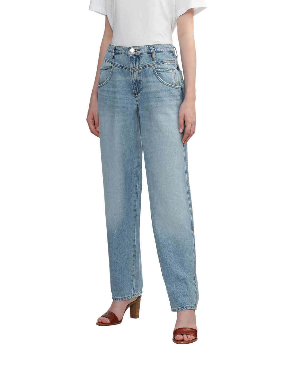 Straight leg jeans