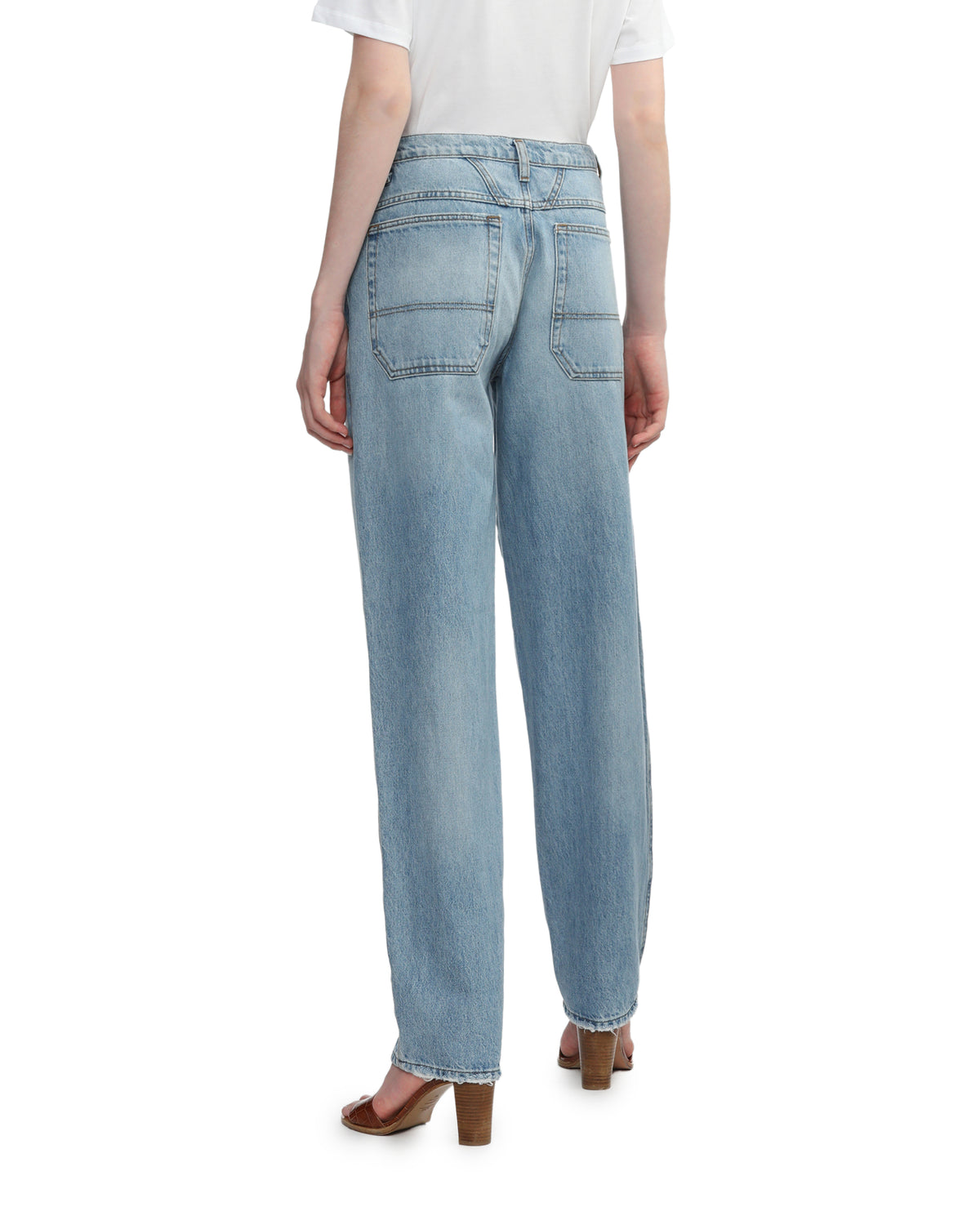 Straight leg jeans