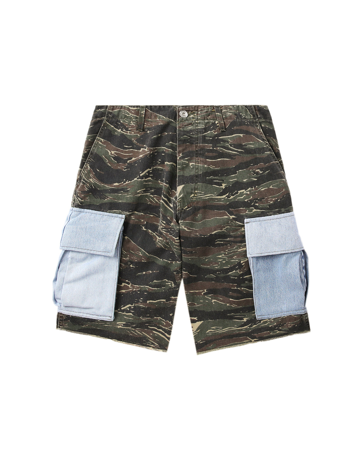 Camo cargo shorts