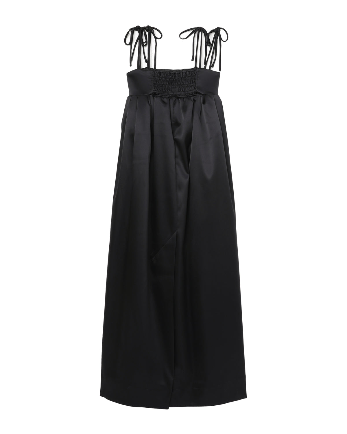 Double satin string dress