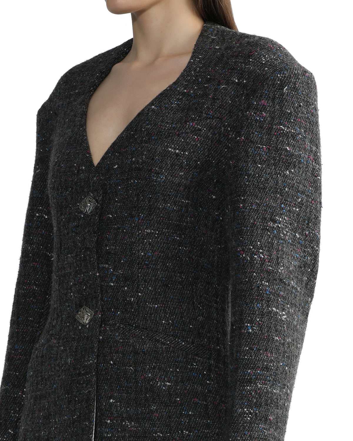 Fitted wool blazer