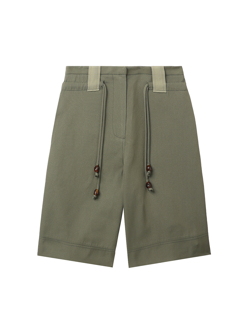 Heavy twill wide shorts