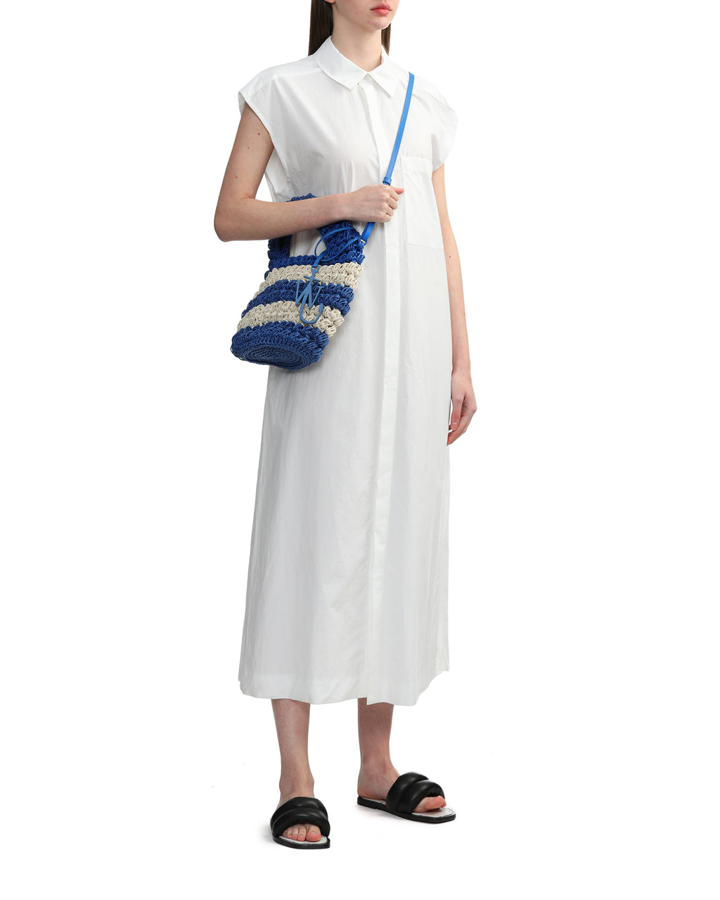 Cotton shirt dress