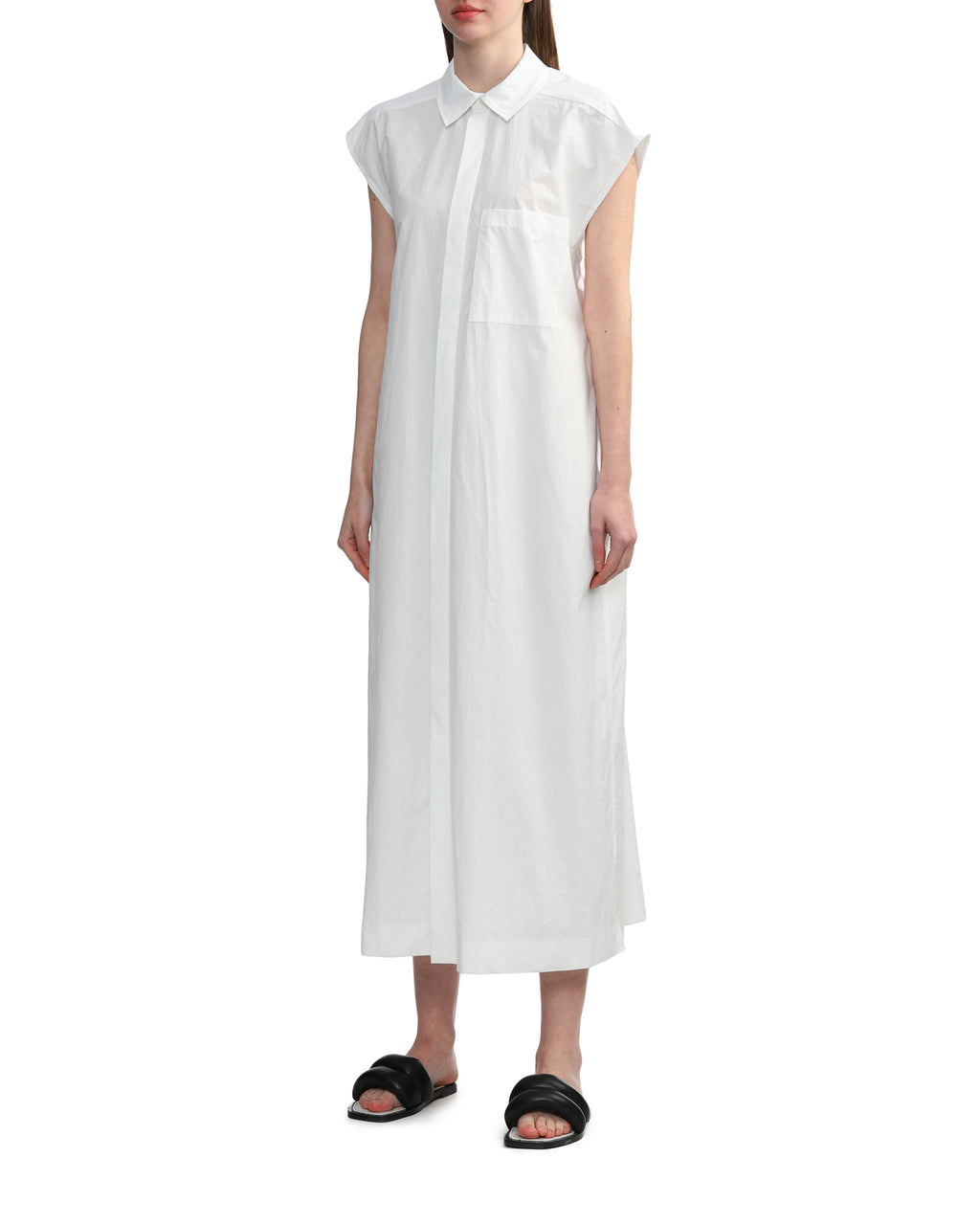 Cotton shirt dress