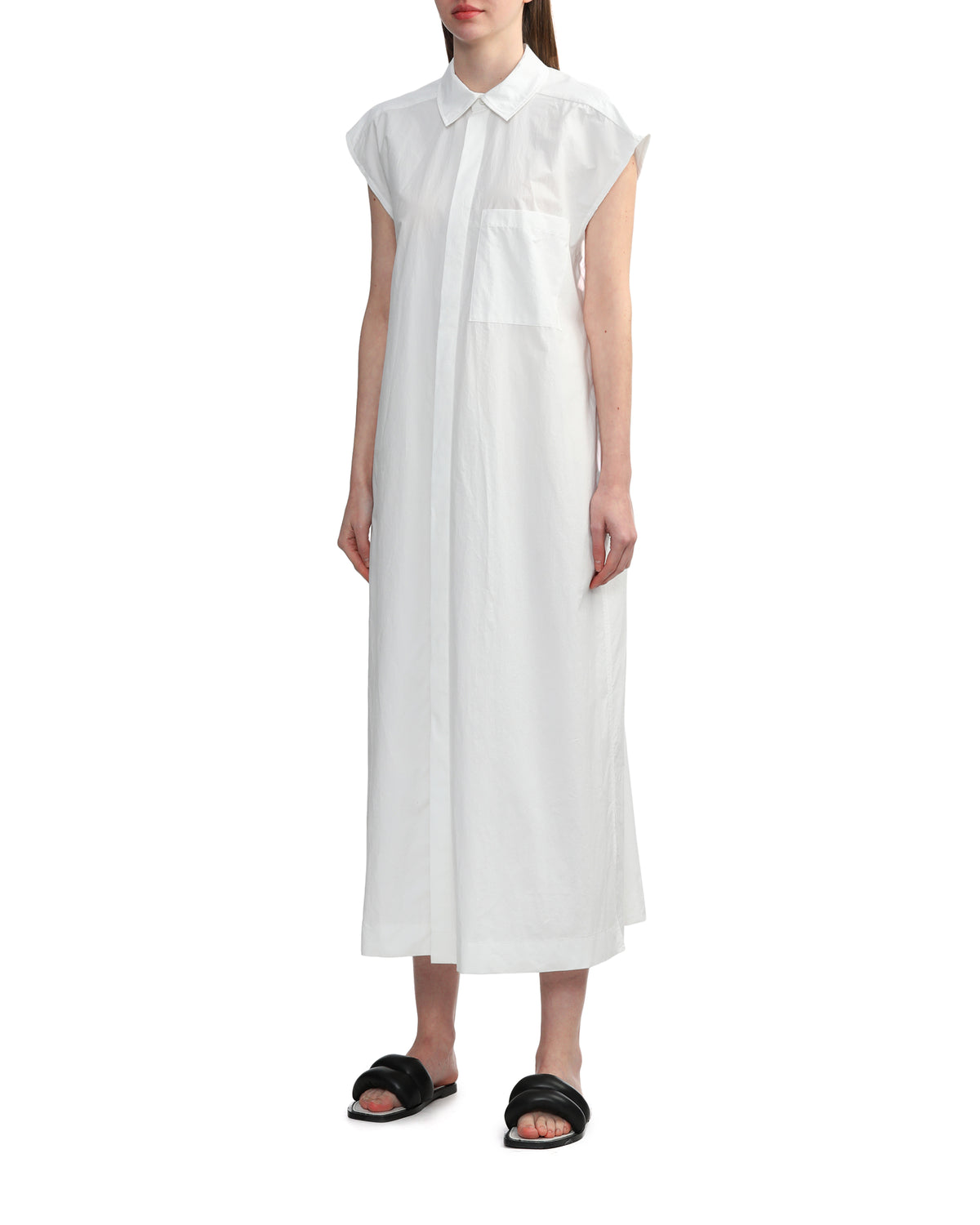 Cotton shirt dress