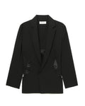 Cut-out blazer
