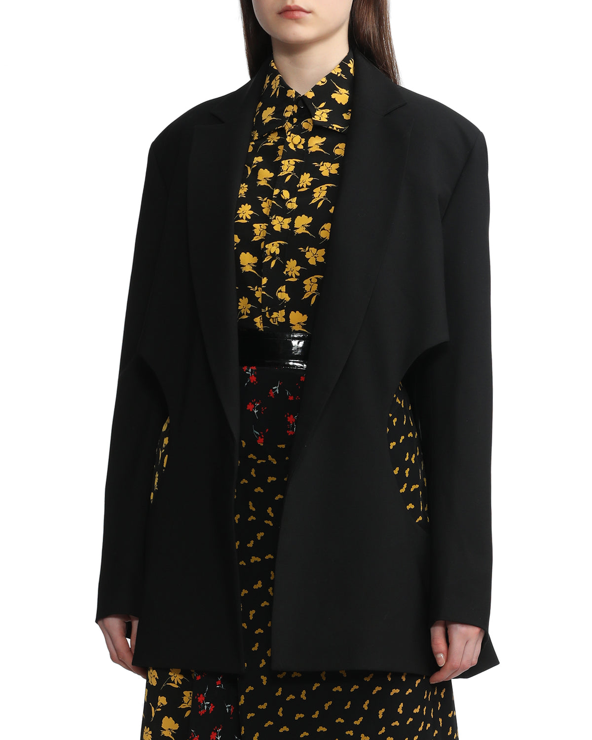 Cut-out blazer