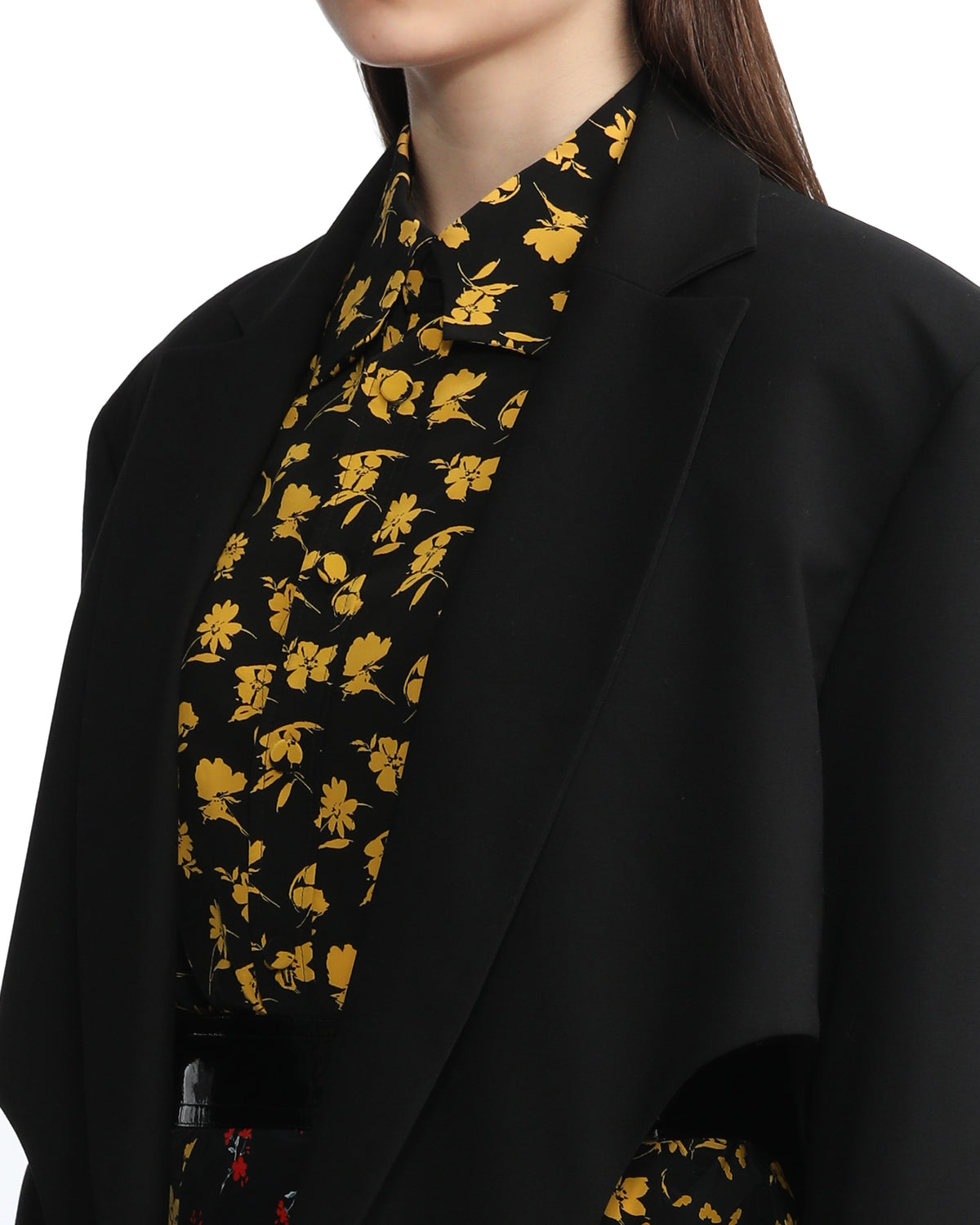 Cut-out blazer