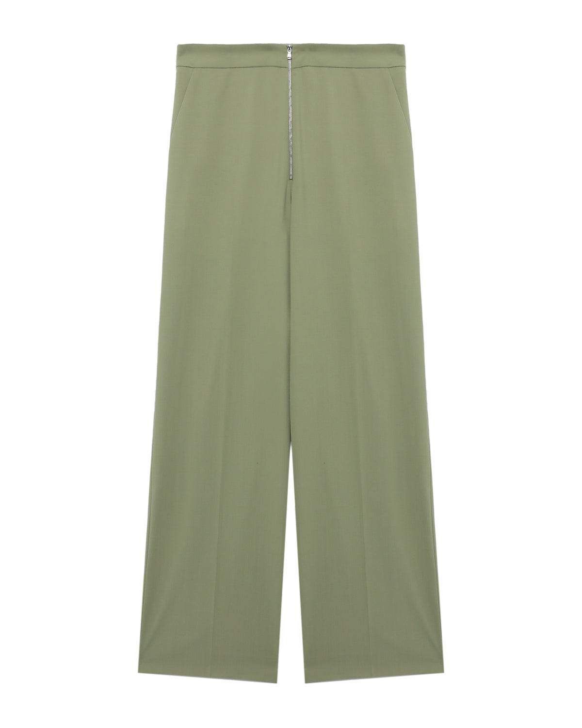 Tailored wool-blend pants