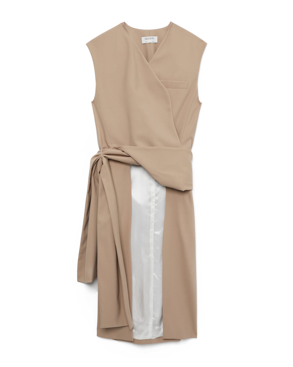 Lace-up vest coat