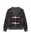 Printed cardigan
