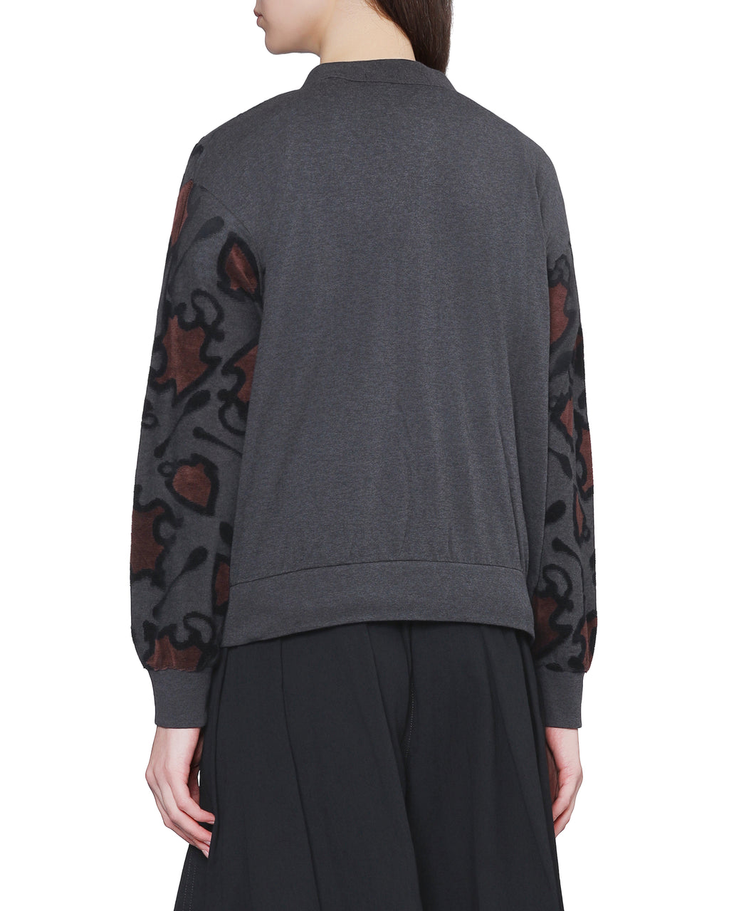 Printed cardigan