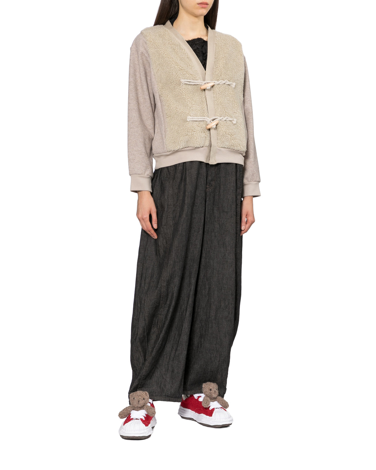 V-neck cardigan