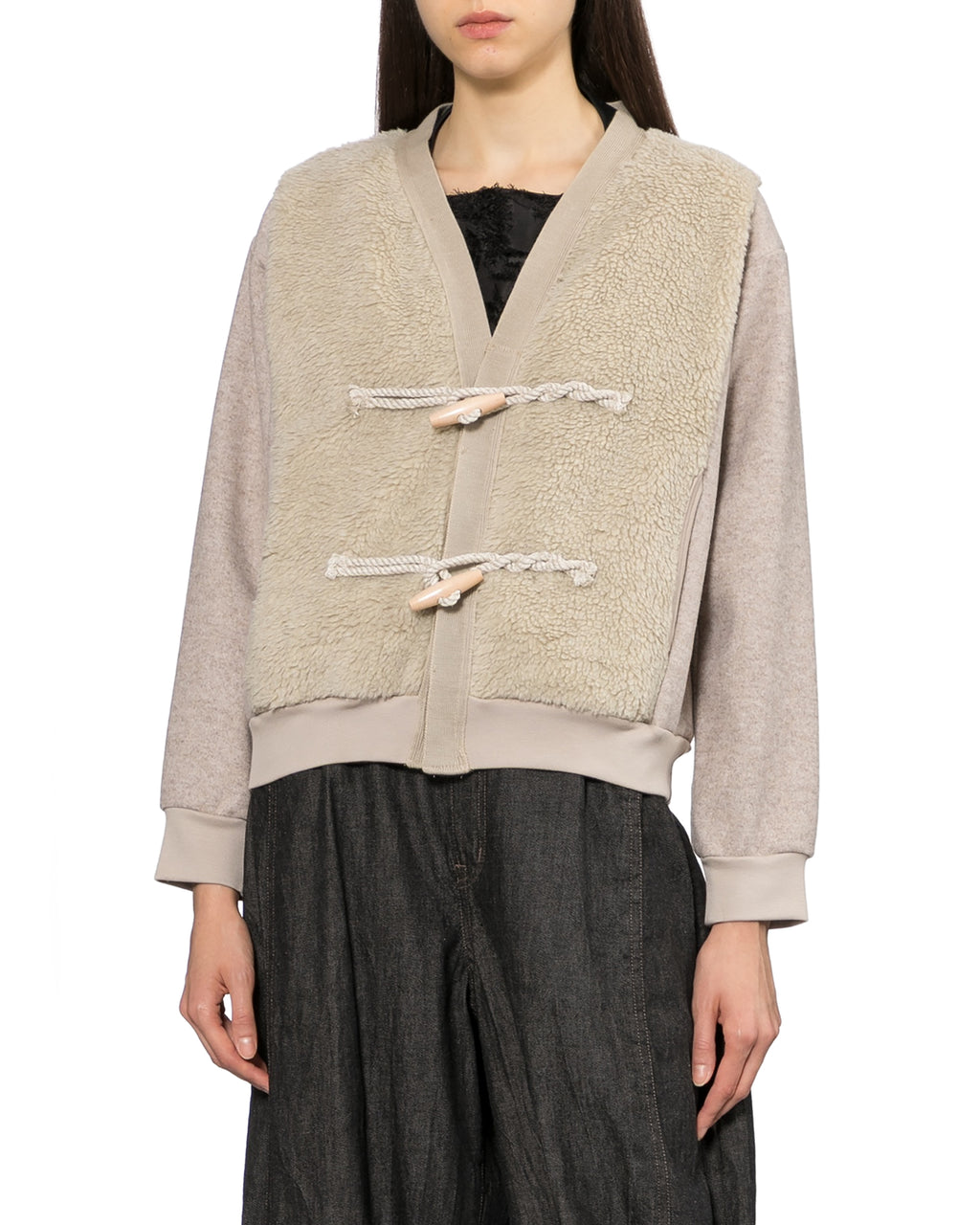 V-neck cardigan
