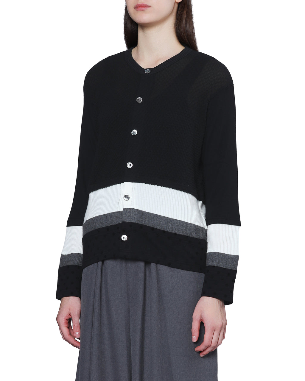 Striped cardigan