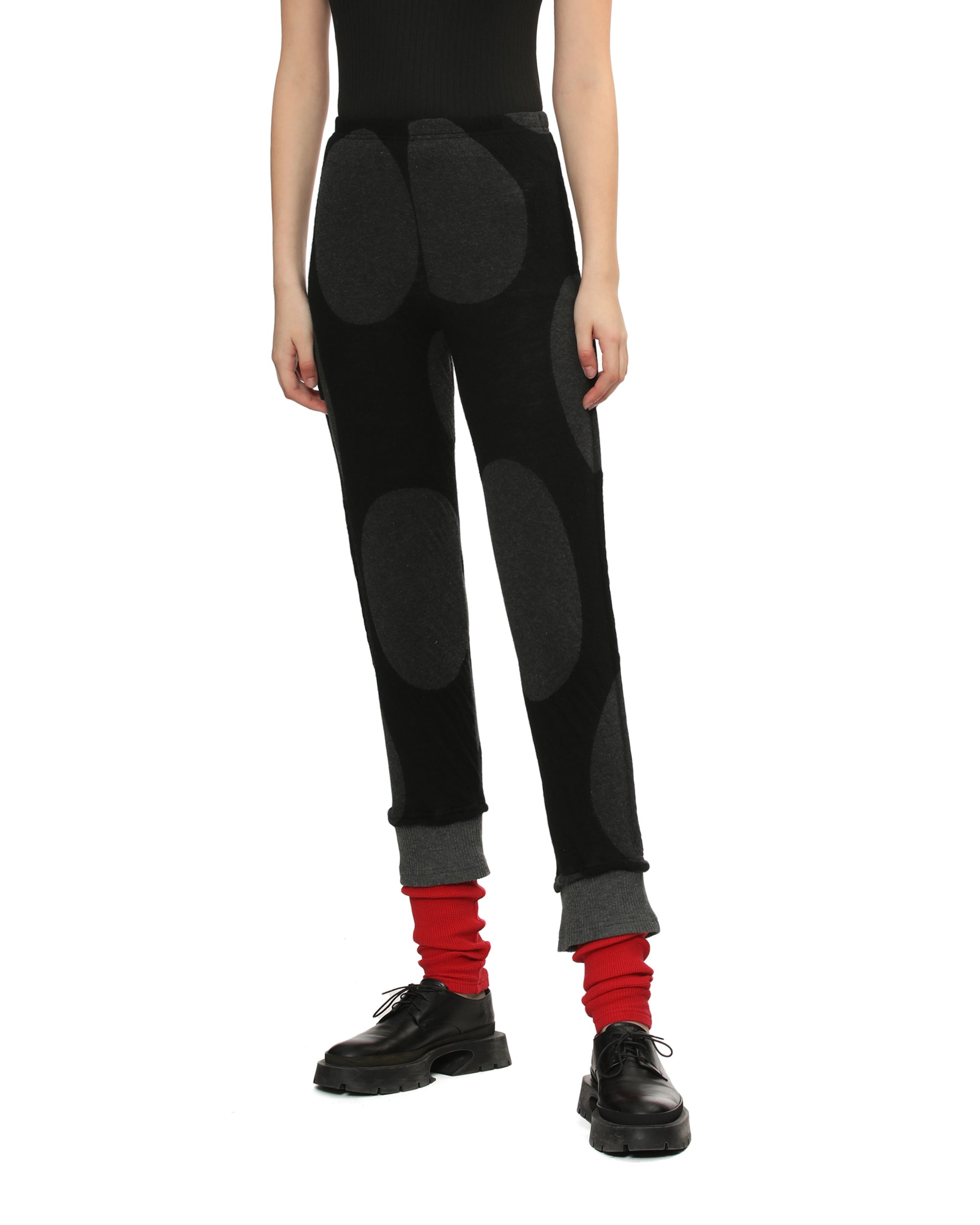 Layered dot leggings