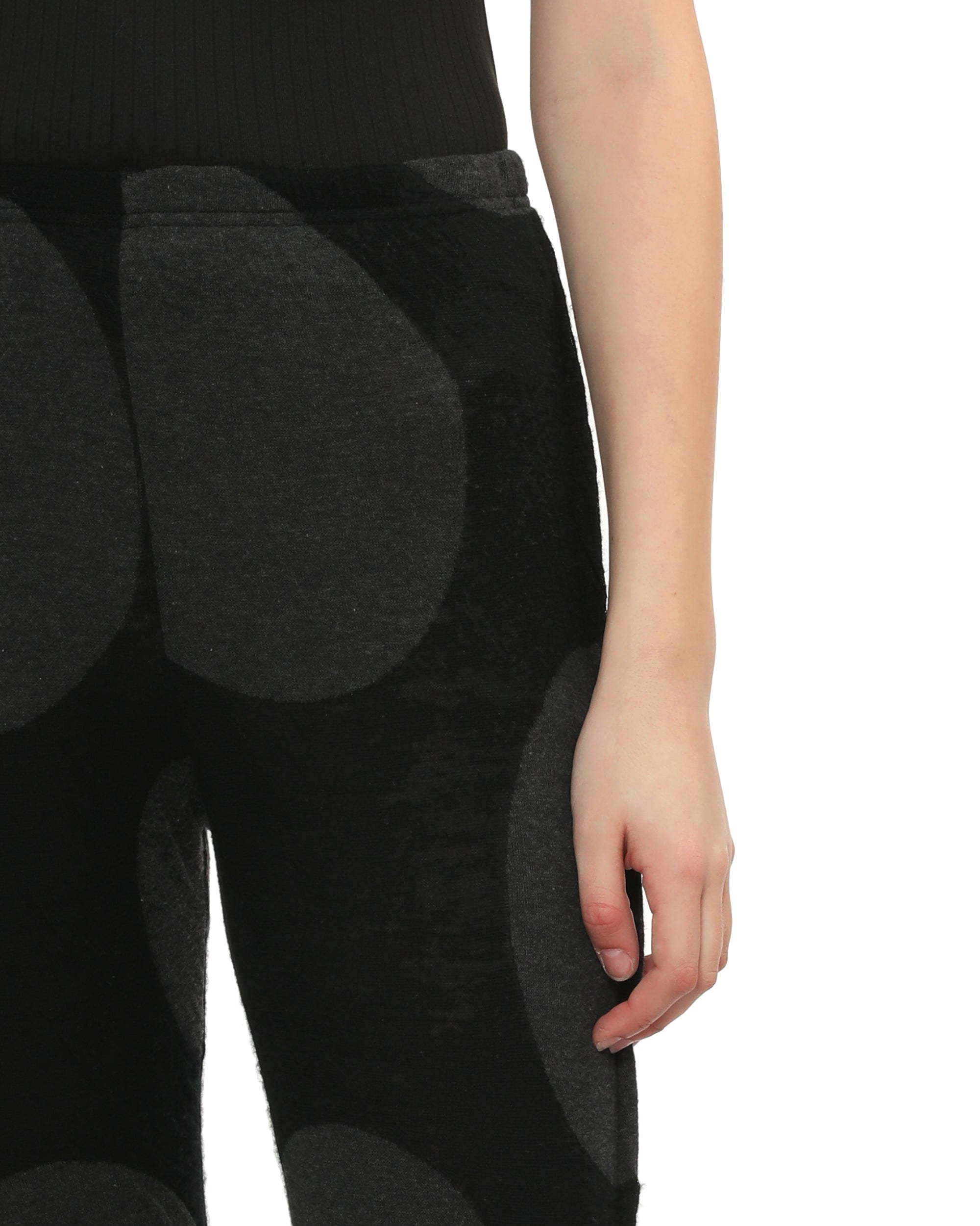 Layered dot leggings