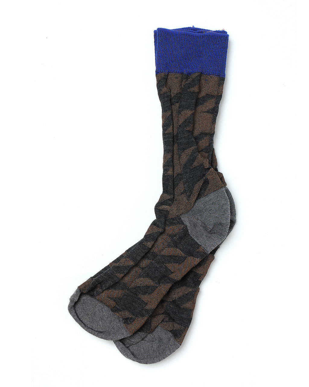Geometric pattern socks