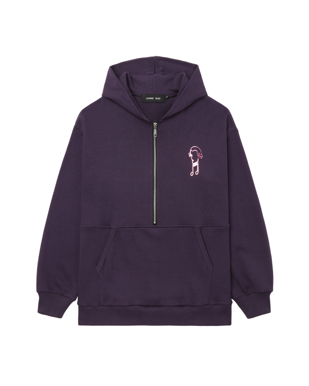 Half-zip hoodie