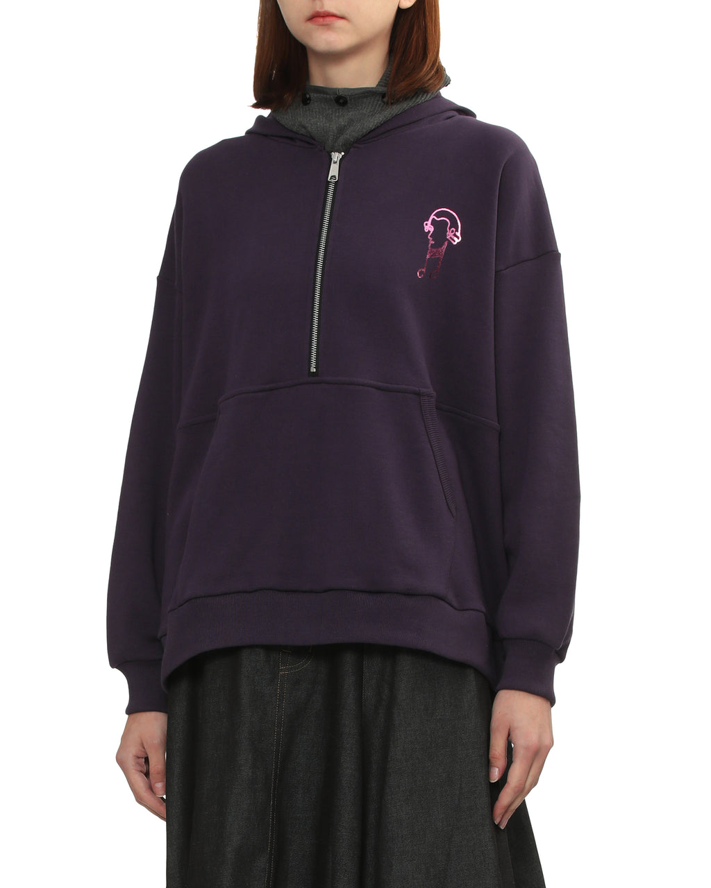 Half-zip hoodie