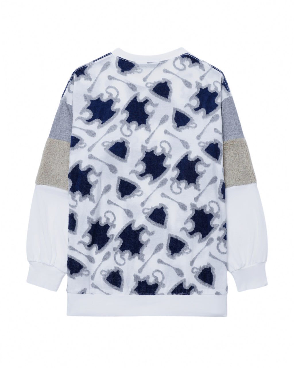 Patterned sweatshirt