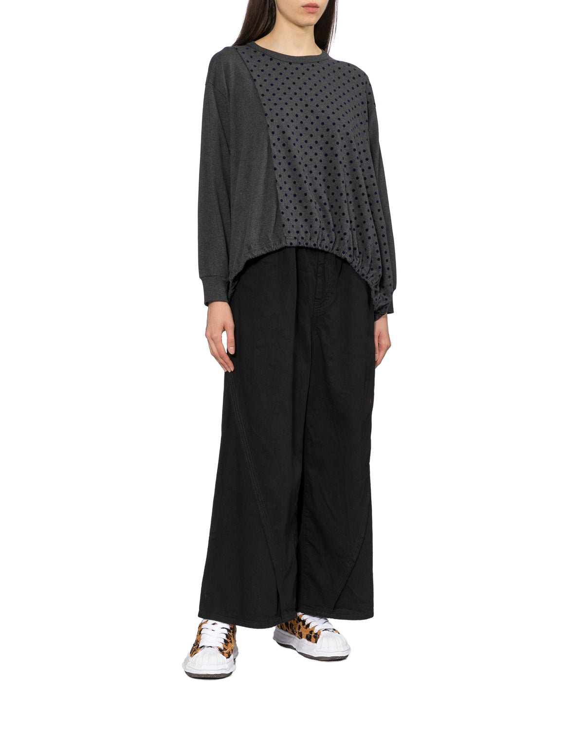 Polka dot panel top