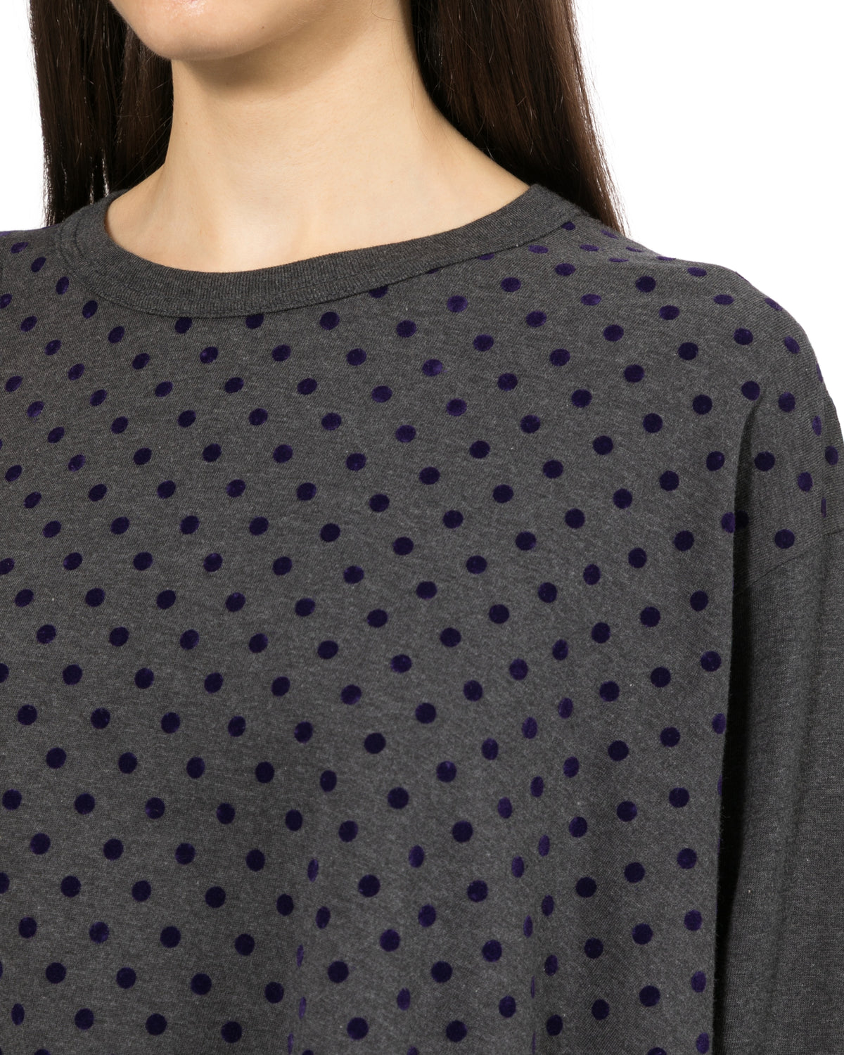 Polka dot panel top