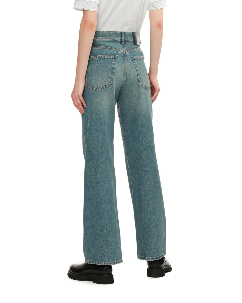 Straight leg jeans