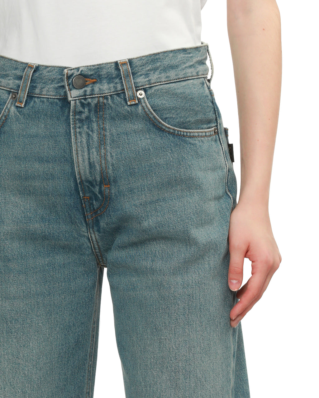 Straight leg jeans