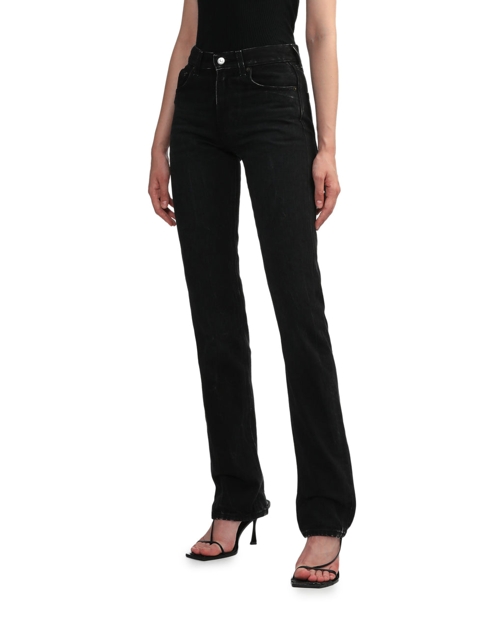 Straight leg jeans