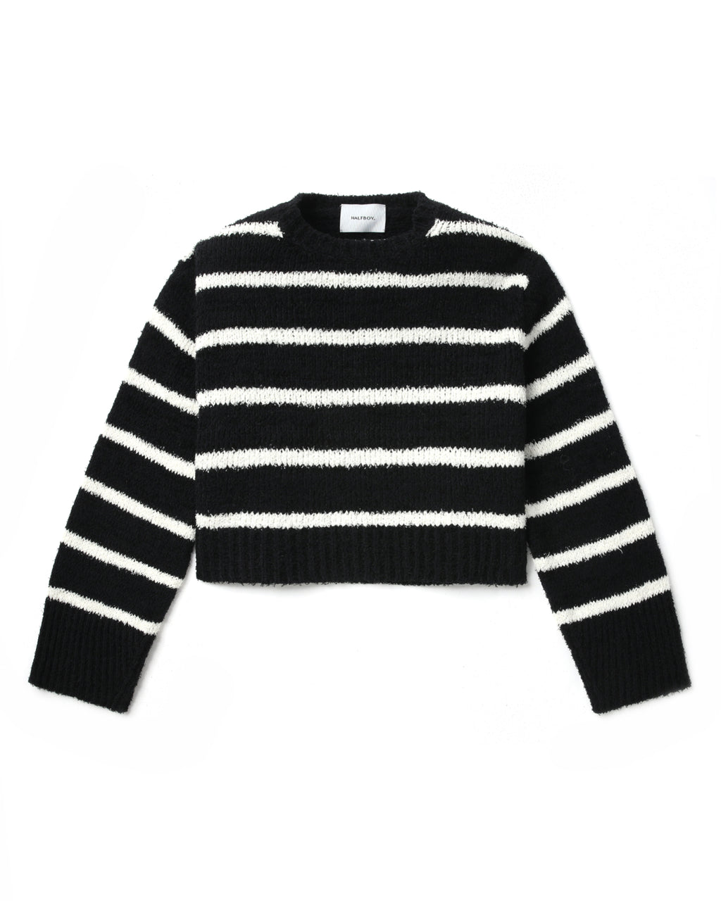 Striped knit sweater