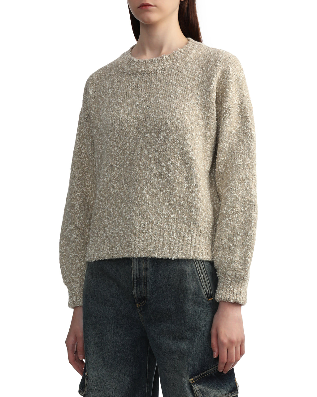 Knit crewneck sweater