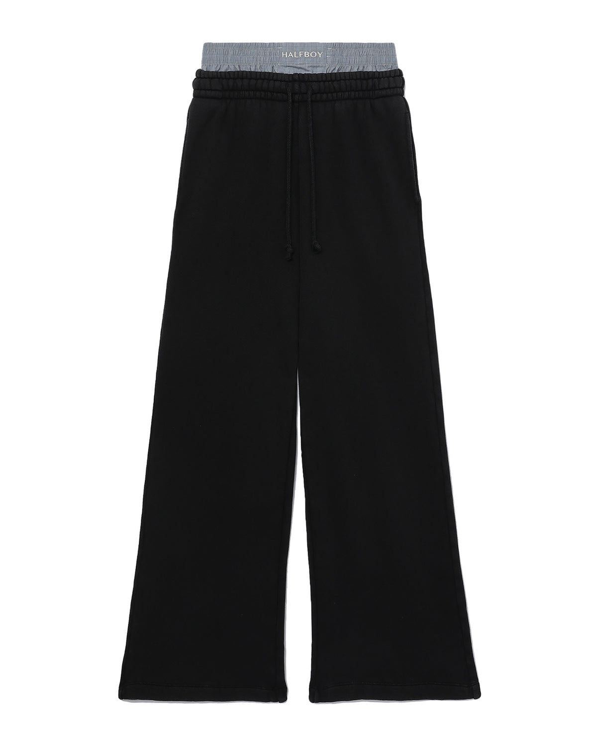 Layered waist trousers