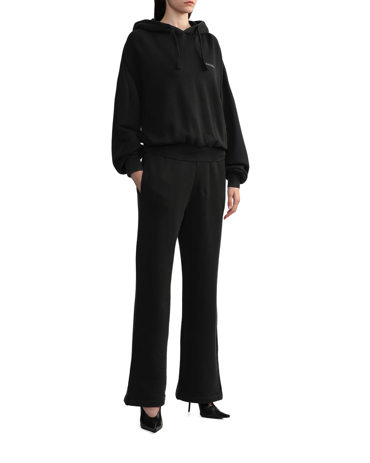 Layered waist trousers