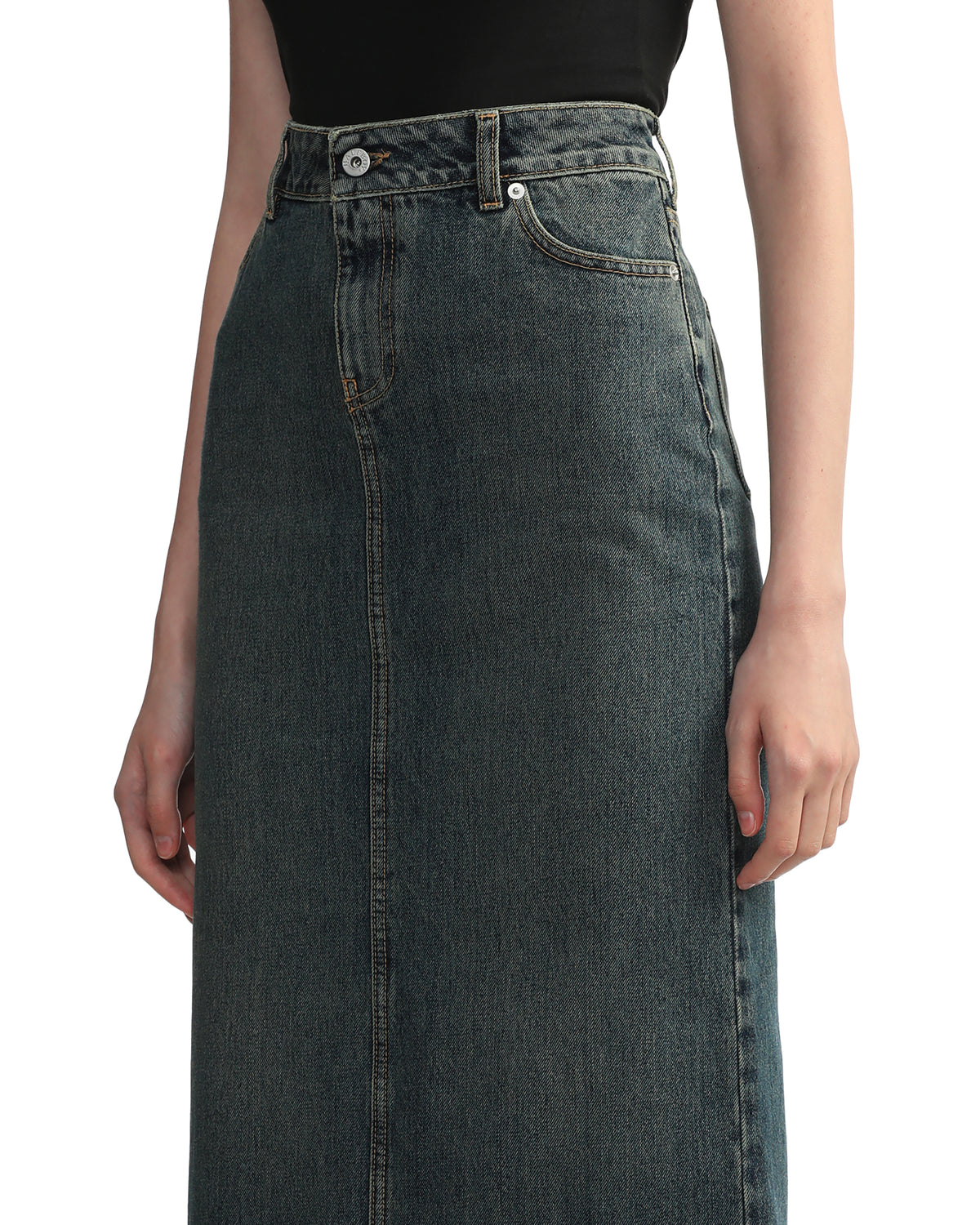 Pencil midi skirt