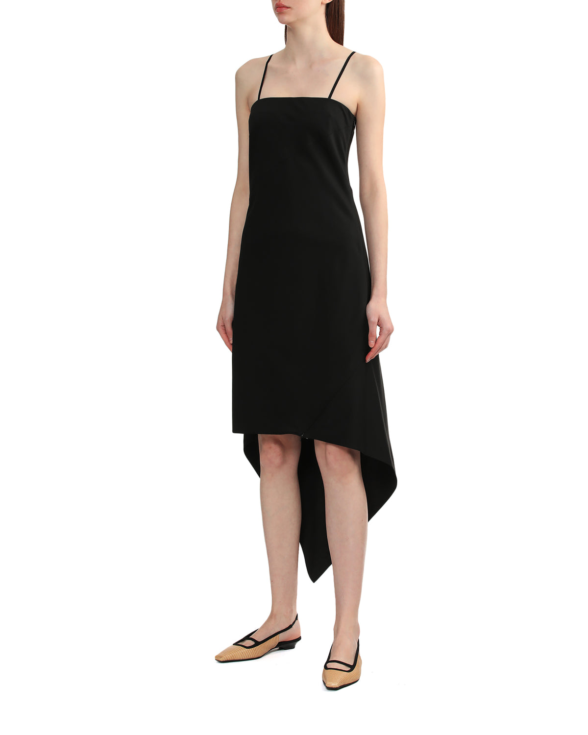 Scarf hem dress