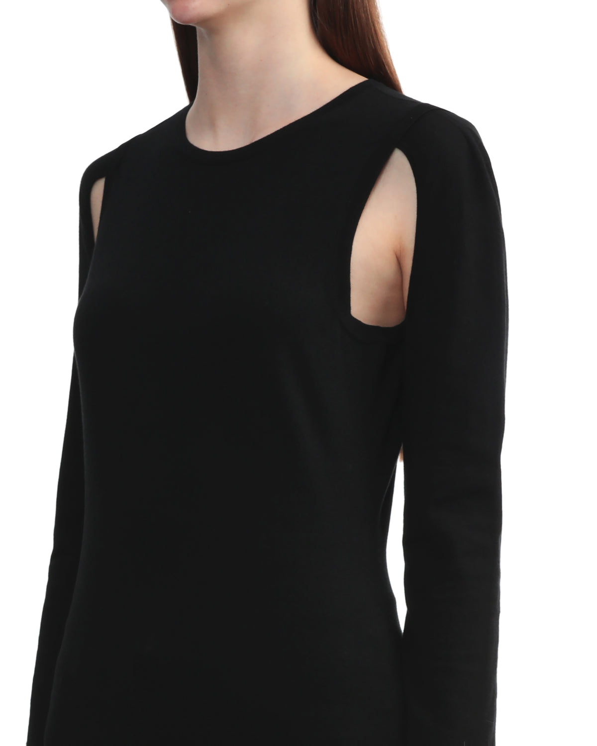 Cutout crewneck top