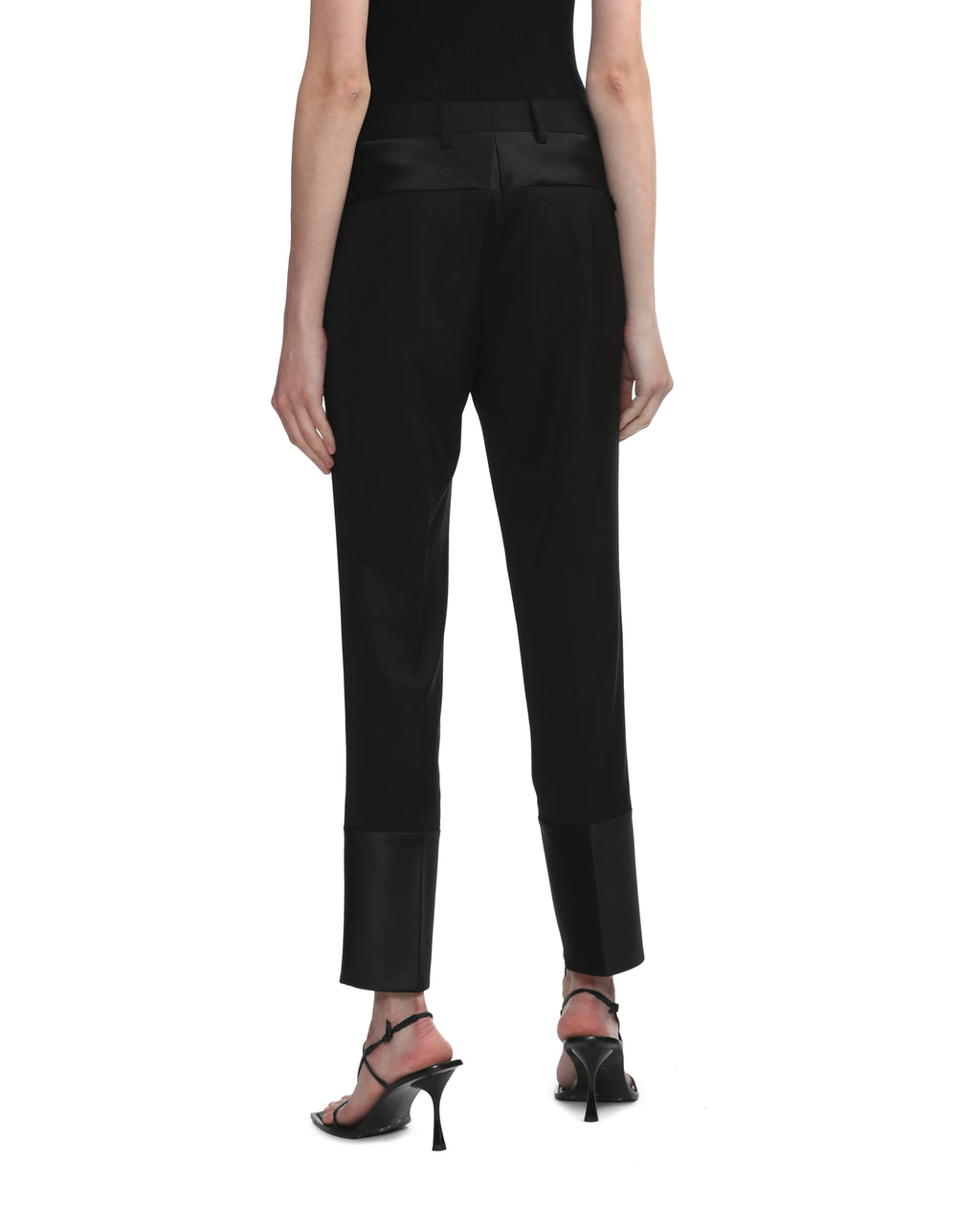 Slim fit tuxedo pants