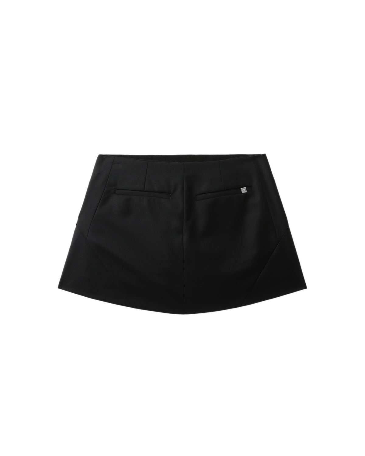 Layered wrap skort