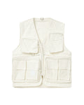 Multi-pocket v-neck vest
